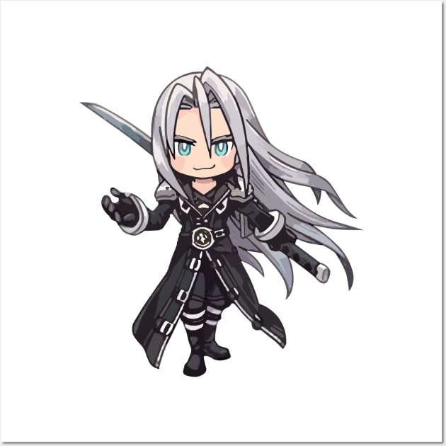 Cute Sephiroth Wall Art by JamesCMarshall